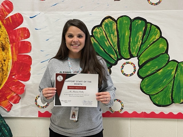 Support Staff of the Month Support Staff of the Month