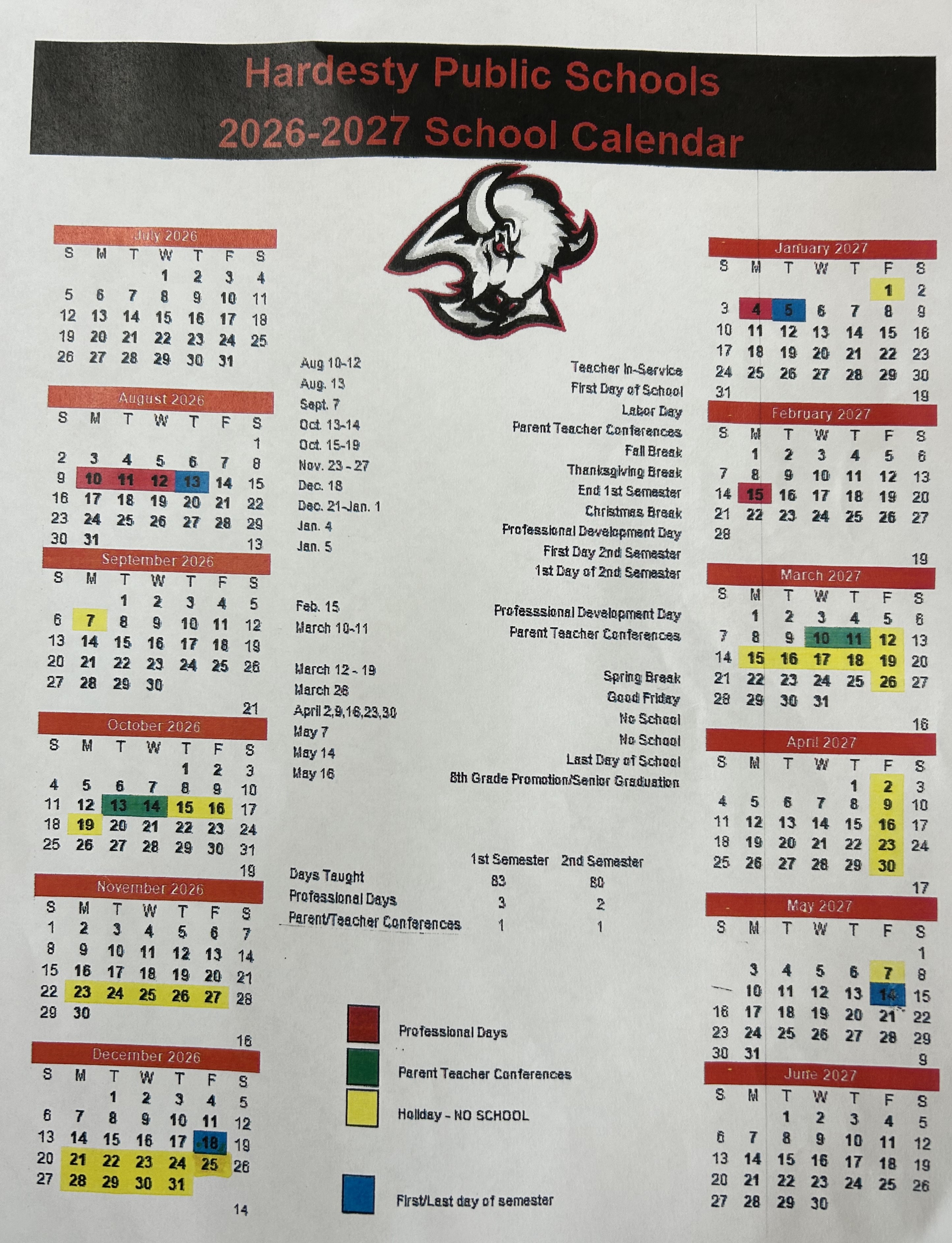 School Calendar