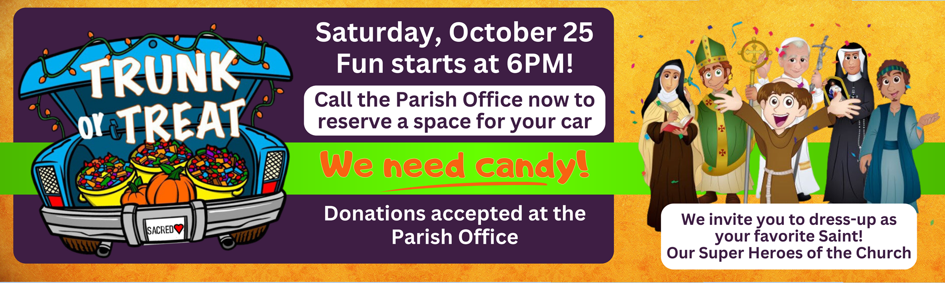 Trunk or Treat Oct 25 2025
