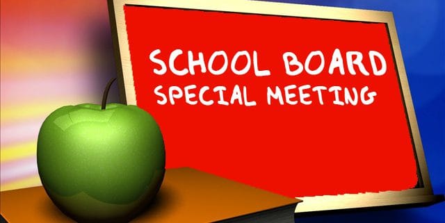 special meeting special meeting