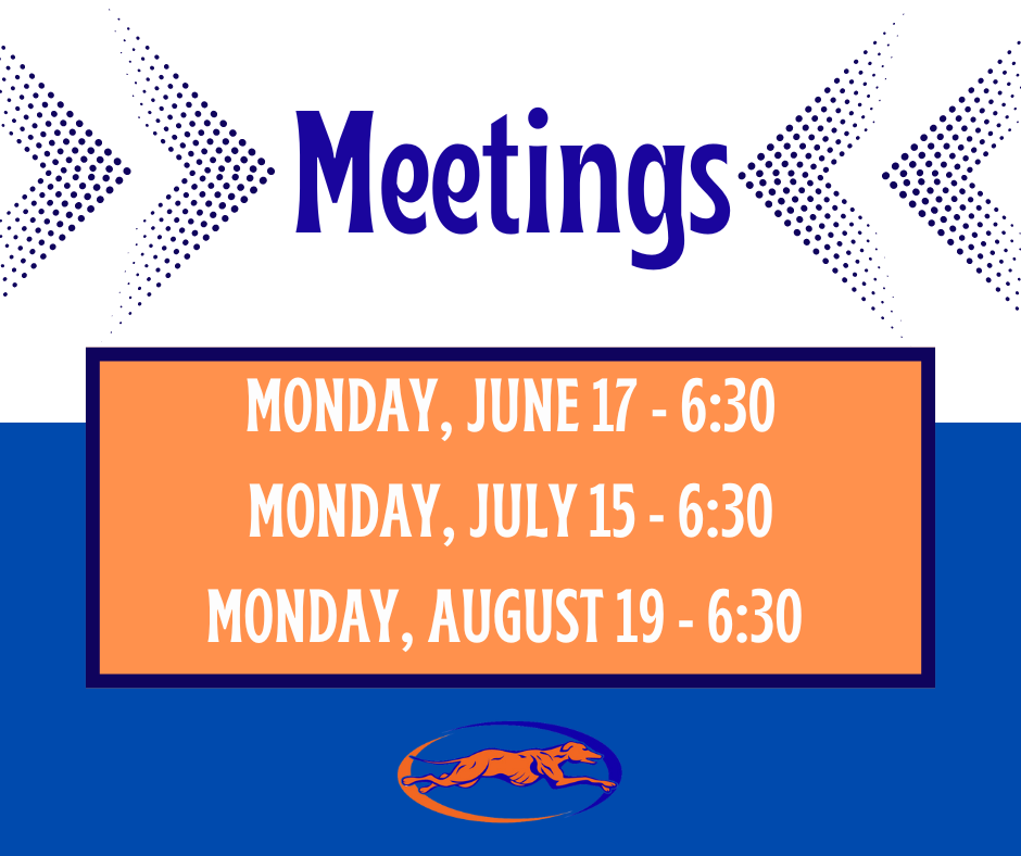 SEF Meetings for June, July, August 