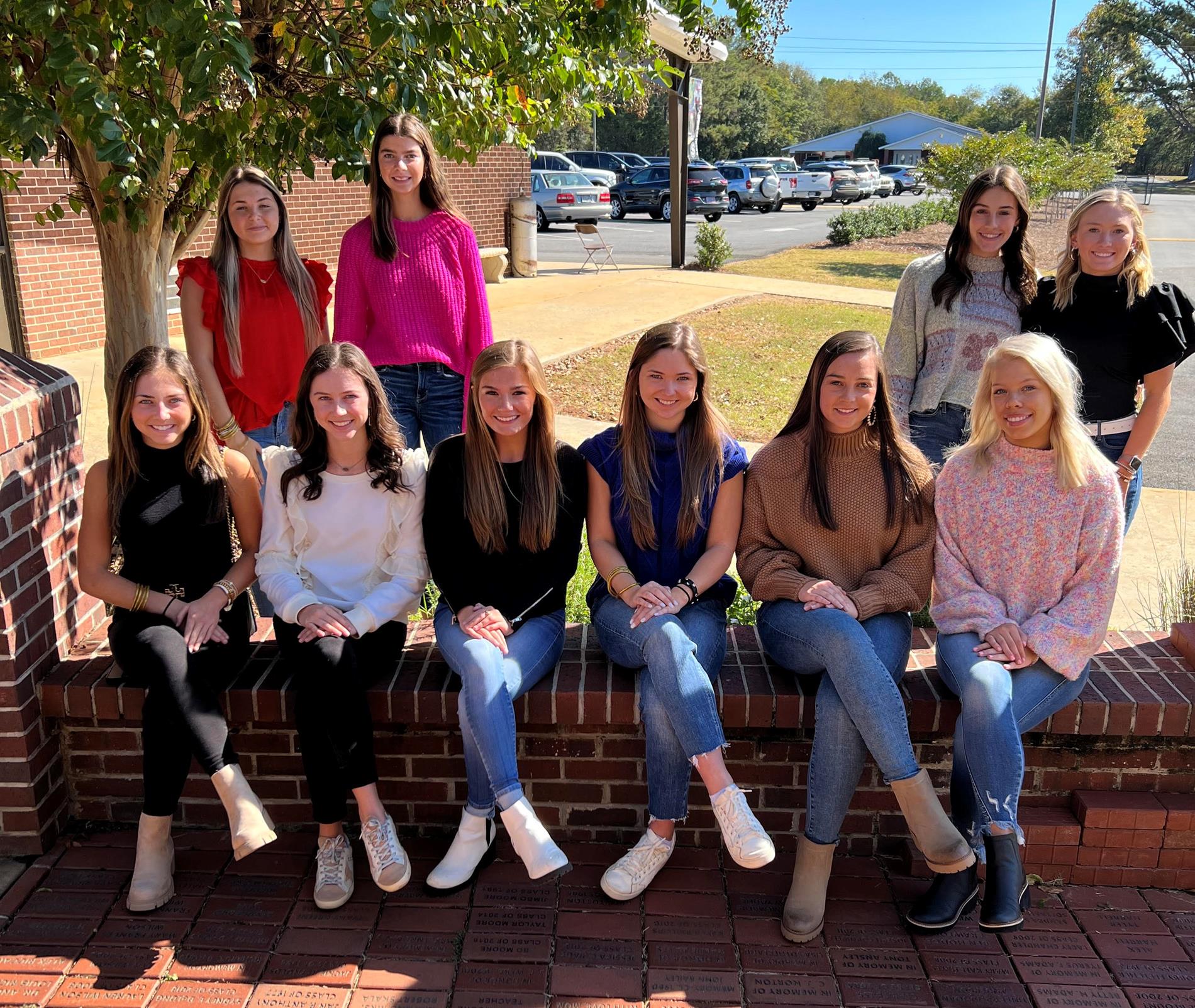 Pictured are the young ladies elected to the 2022 Homecoming Court.