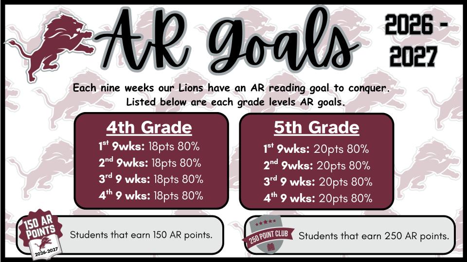 CES AR Goals 2026-27 Grades 3-5