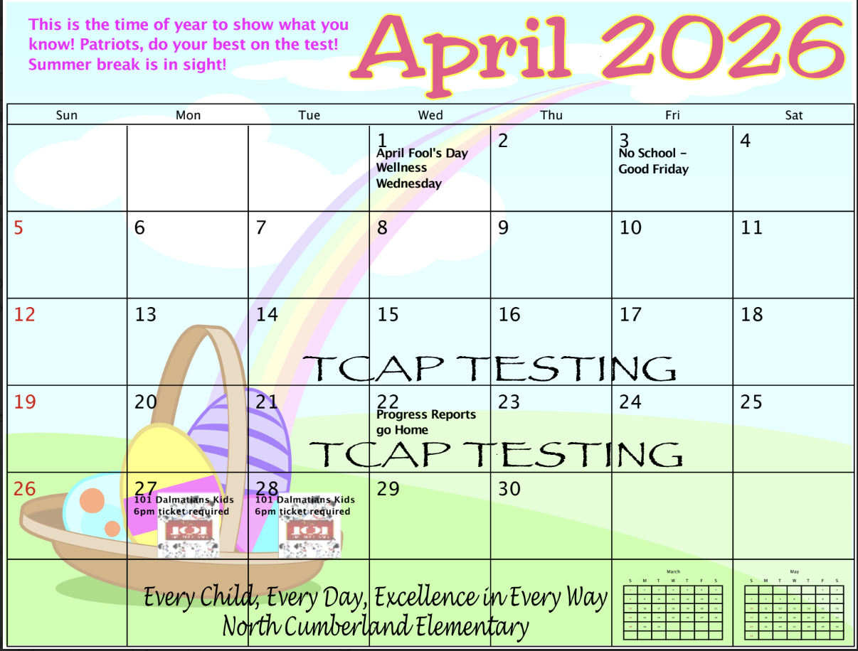 April Calendar
