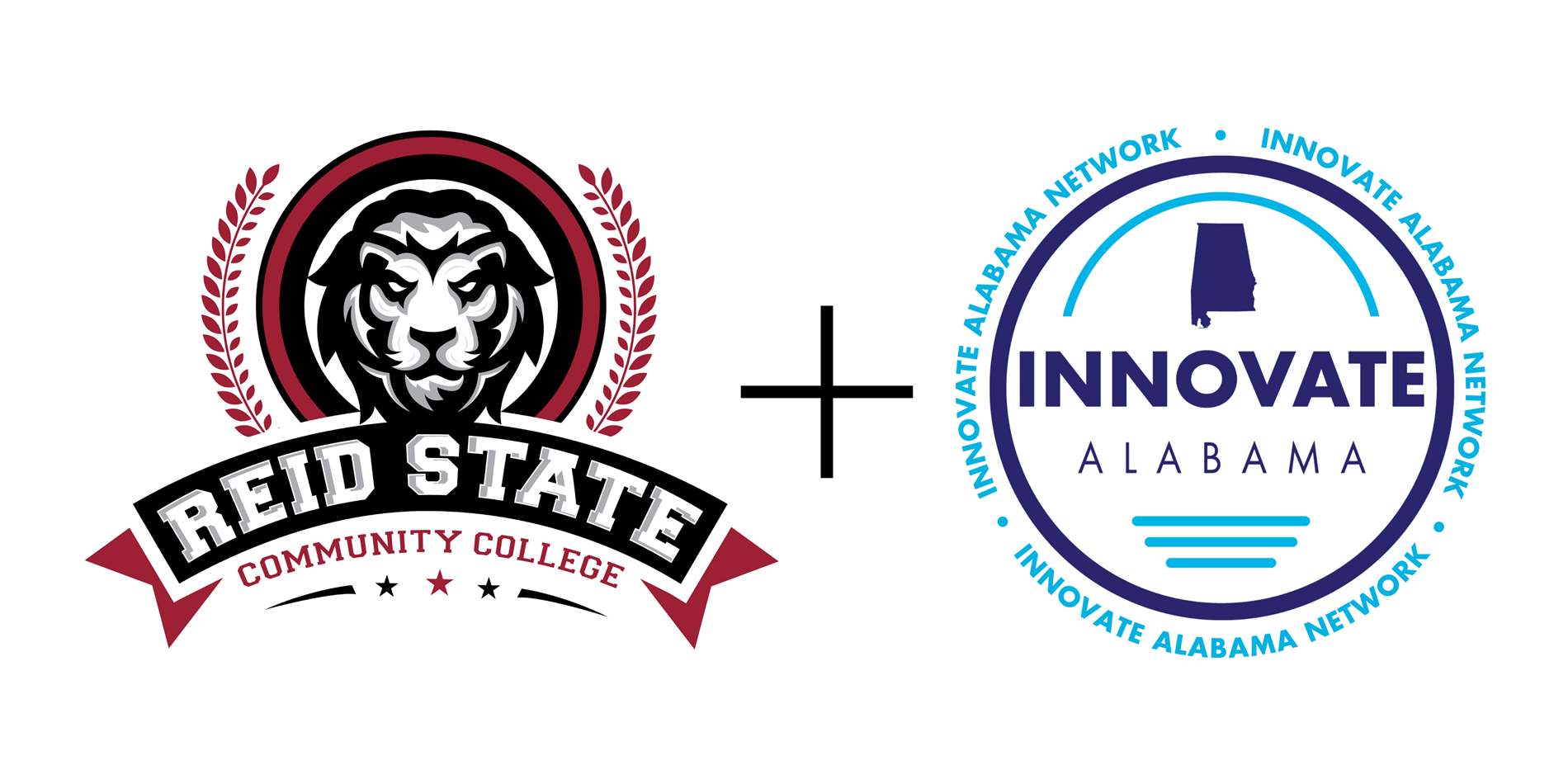 Reid State Logo + Innovate Alabama Logo