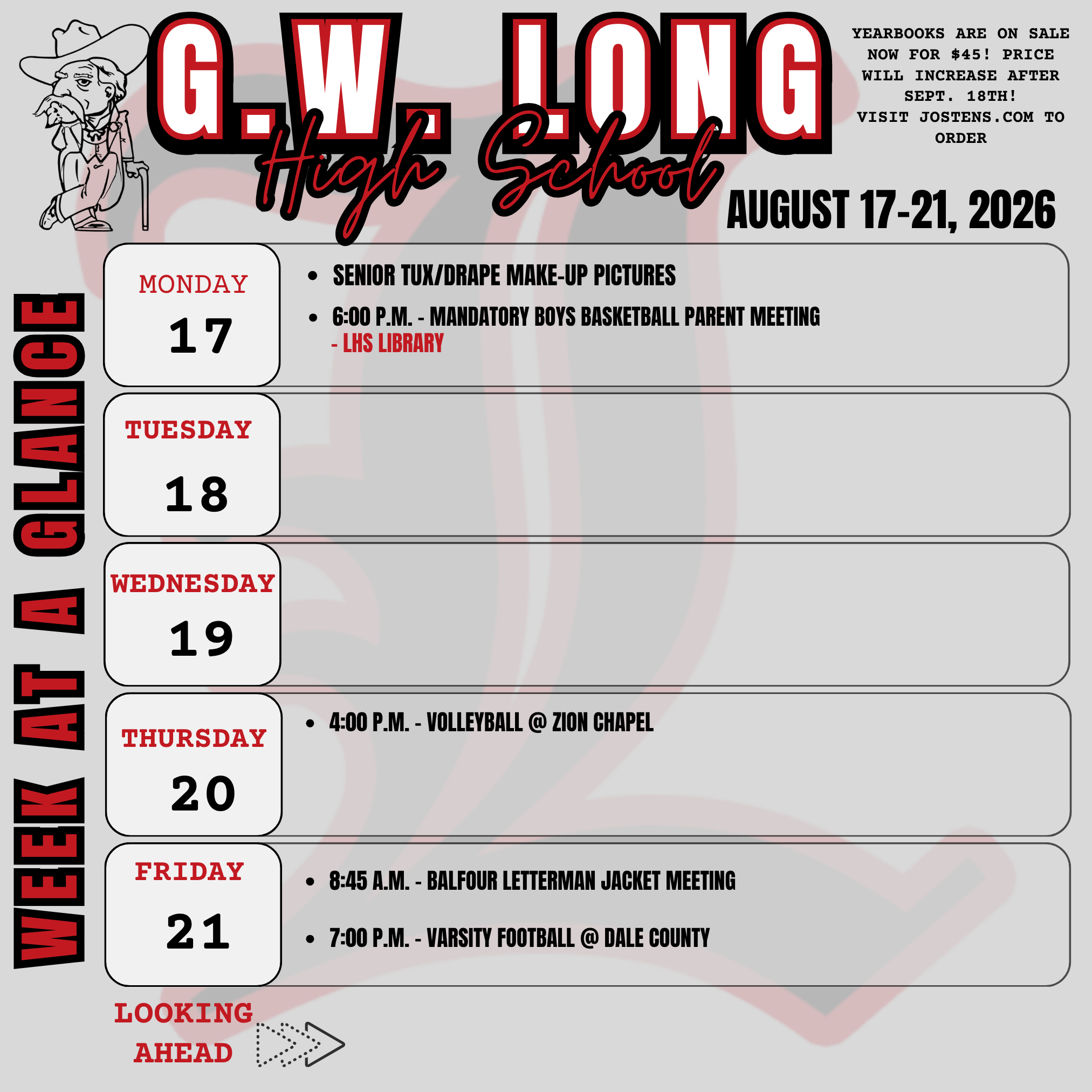 Week at a Glance