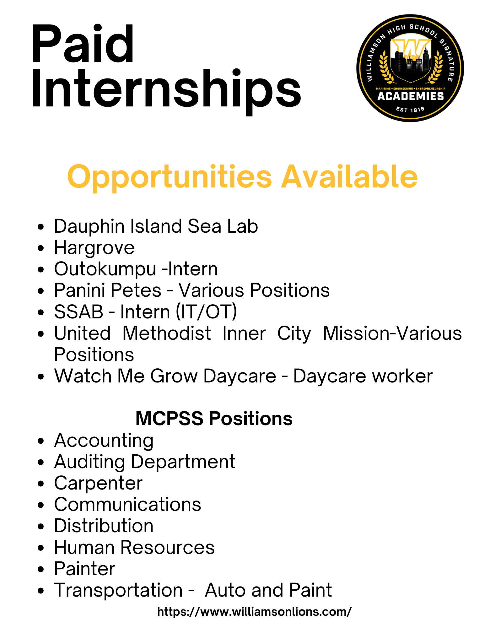 Internships