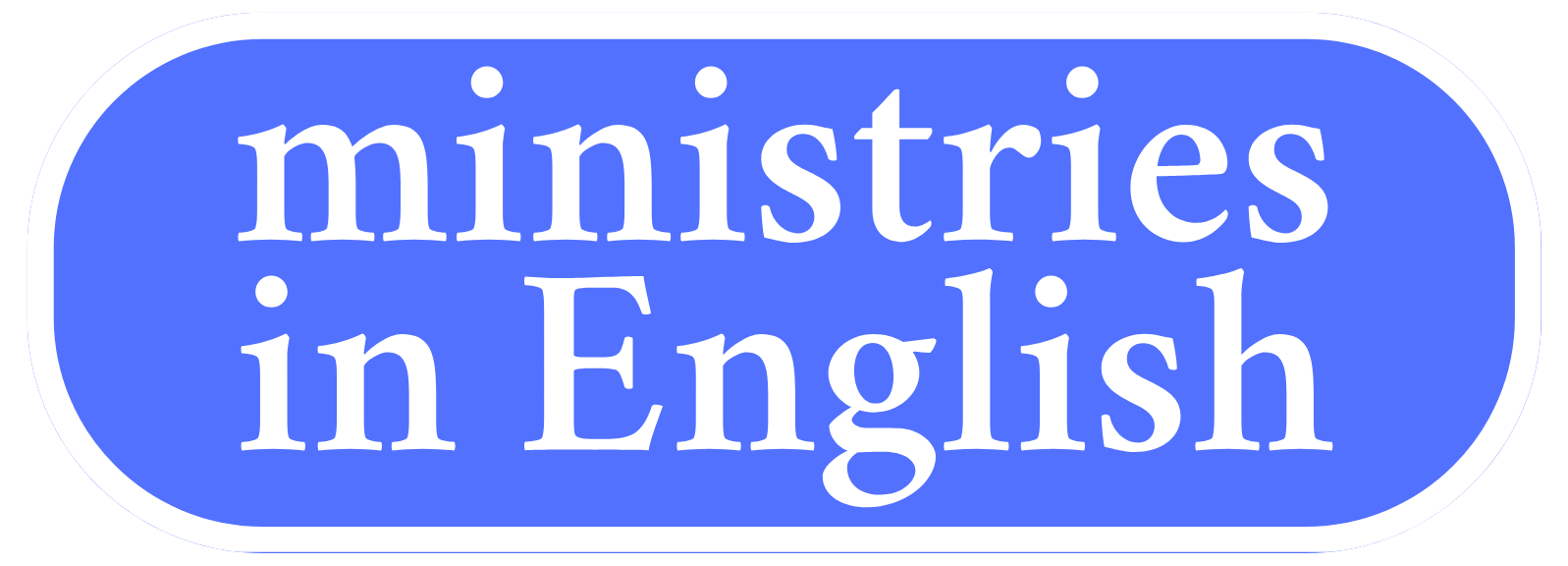 Ministries in English