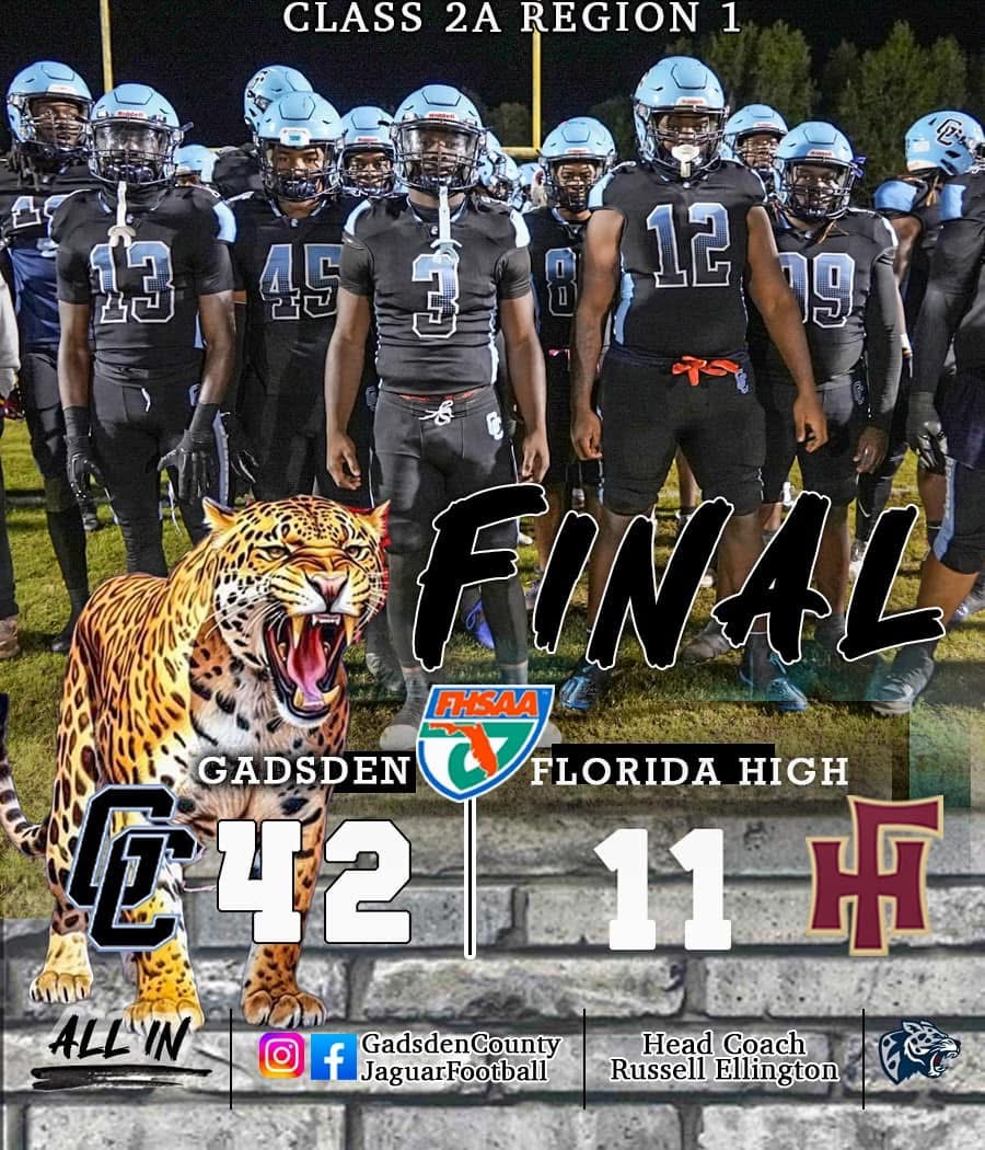 2024 FHSAA 2A R1 Round 2 🏈 GCHS  (42) vs FL High (11)