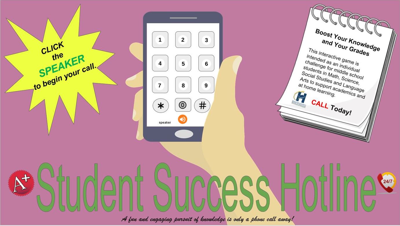 Student Success Hotline Game Board