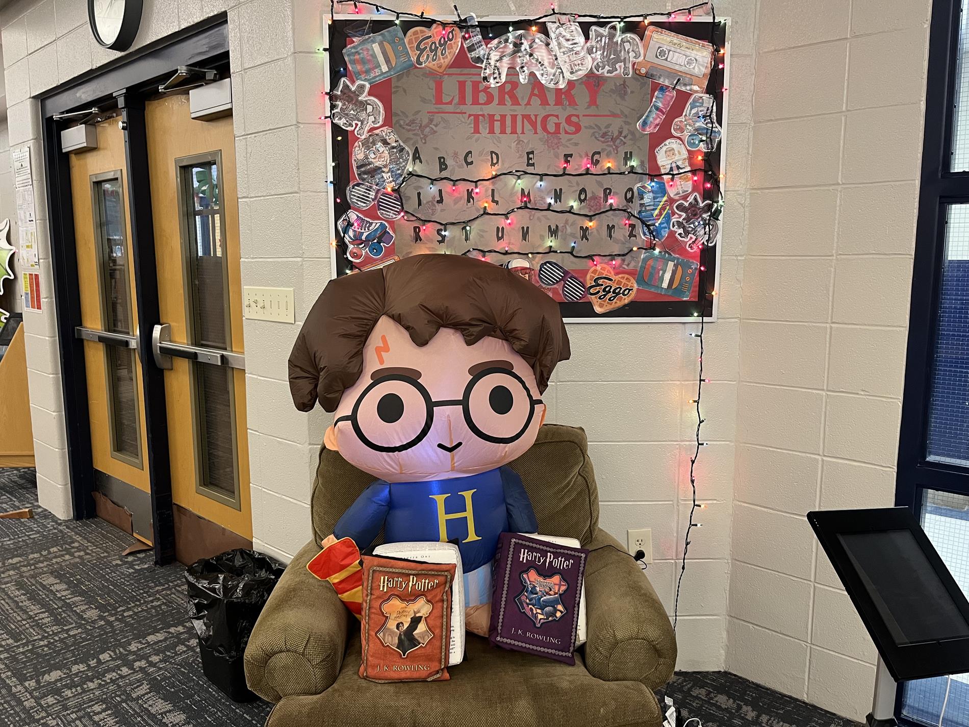 Harry Potter blow up on comfy chair