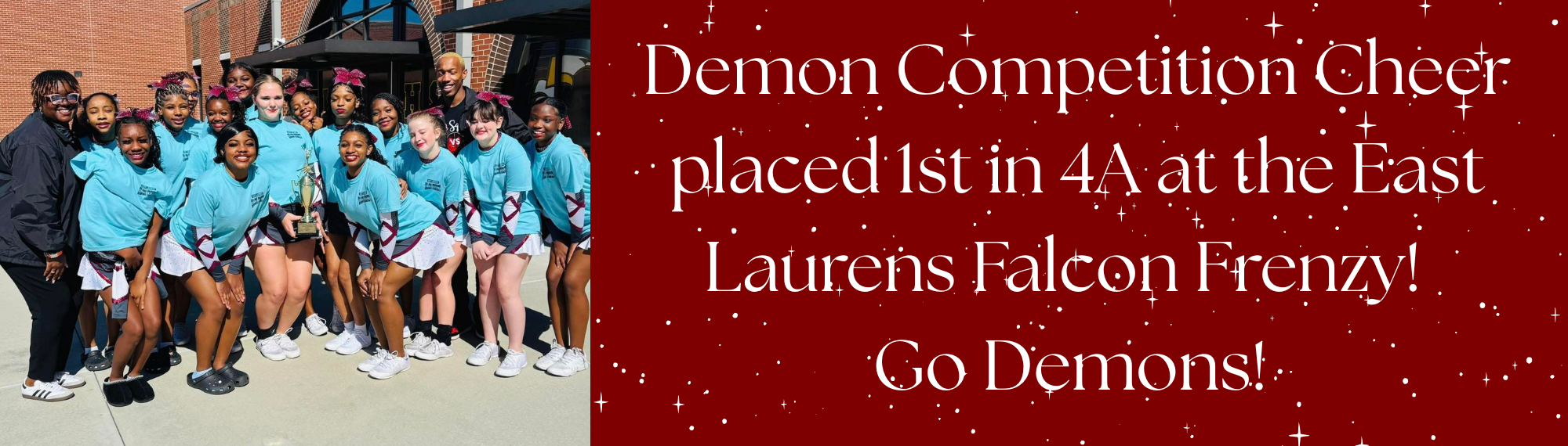 Congratulations, Cheerleaders!