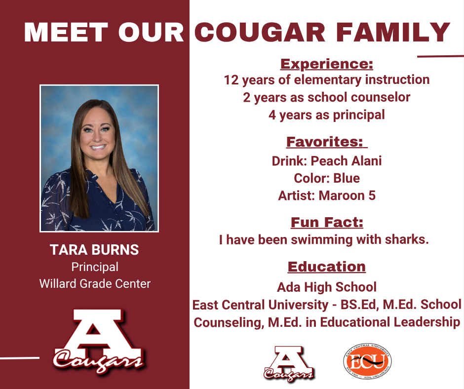 Tara Burns, Principal Willard Grade Center