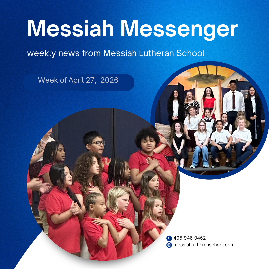 Messiah Messenger for the week of April 27, 2026