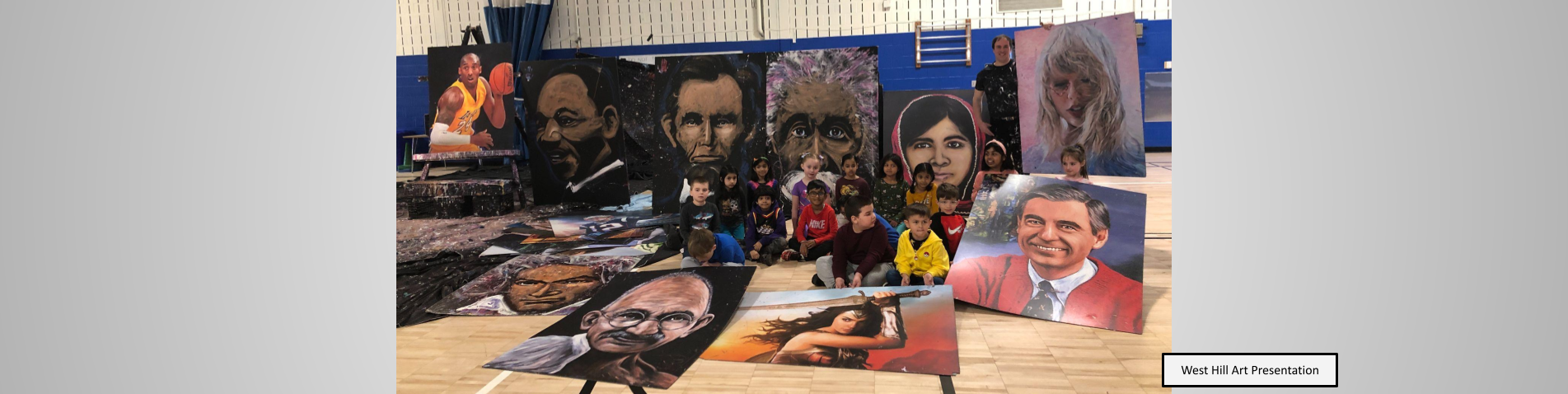Inspirational artist shares artwork and message with kids