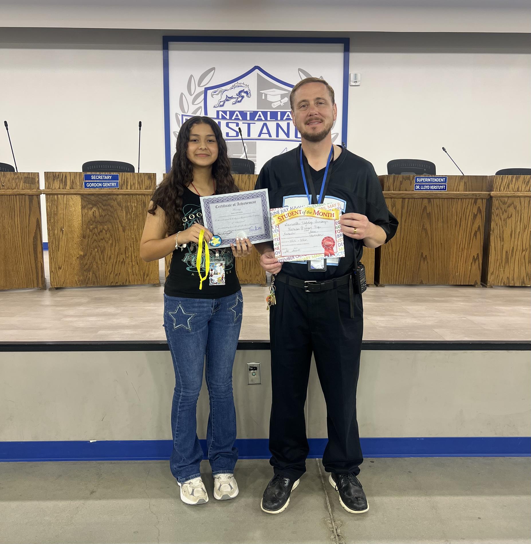 Student of the Month - November 2025 - Junior High