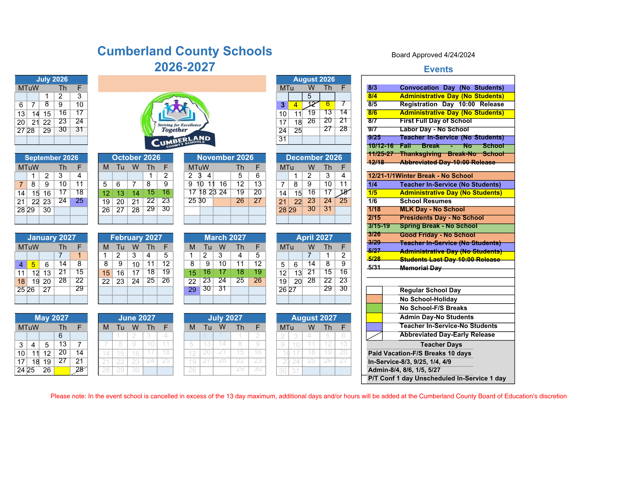 calendar