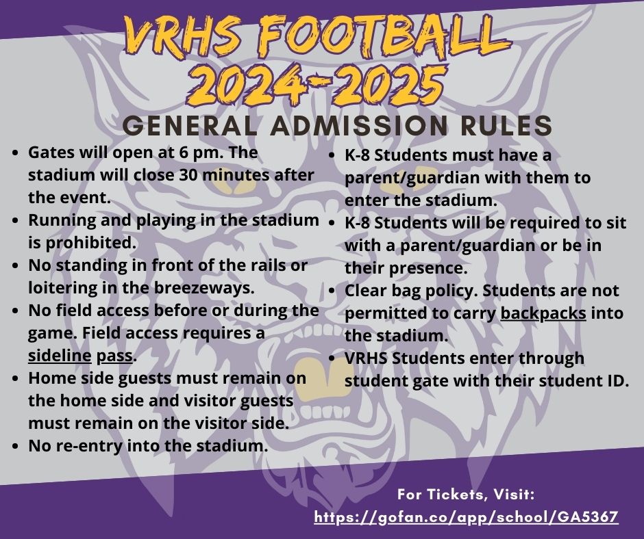 general admission rules