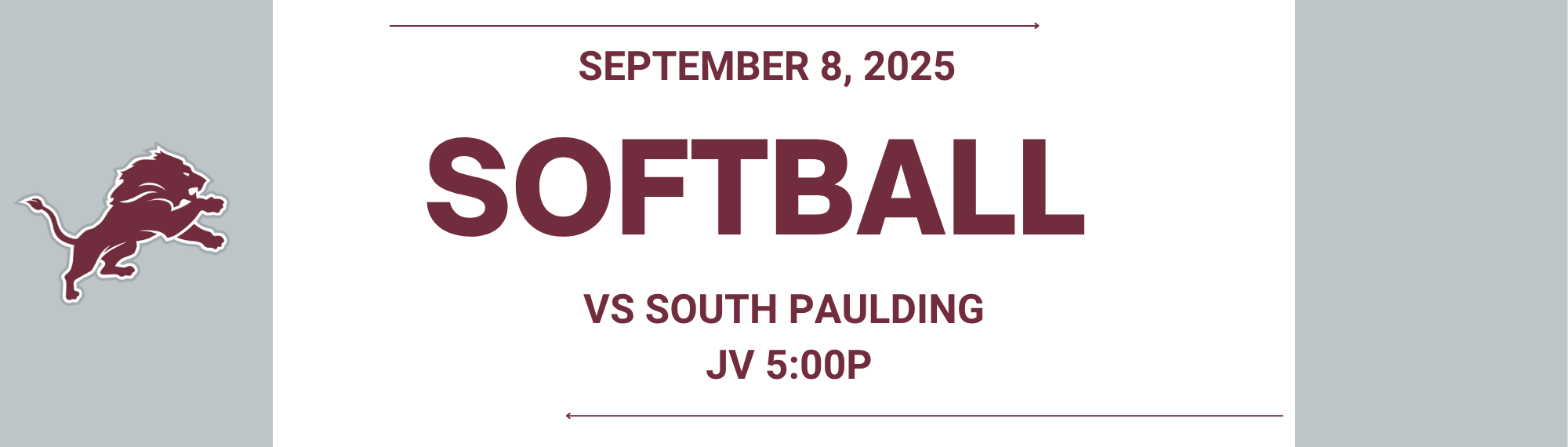 jv softball 9/8