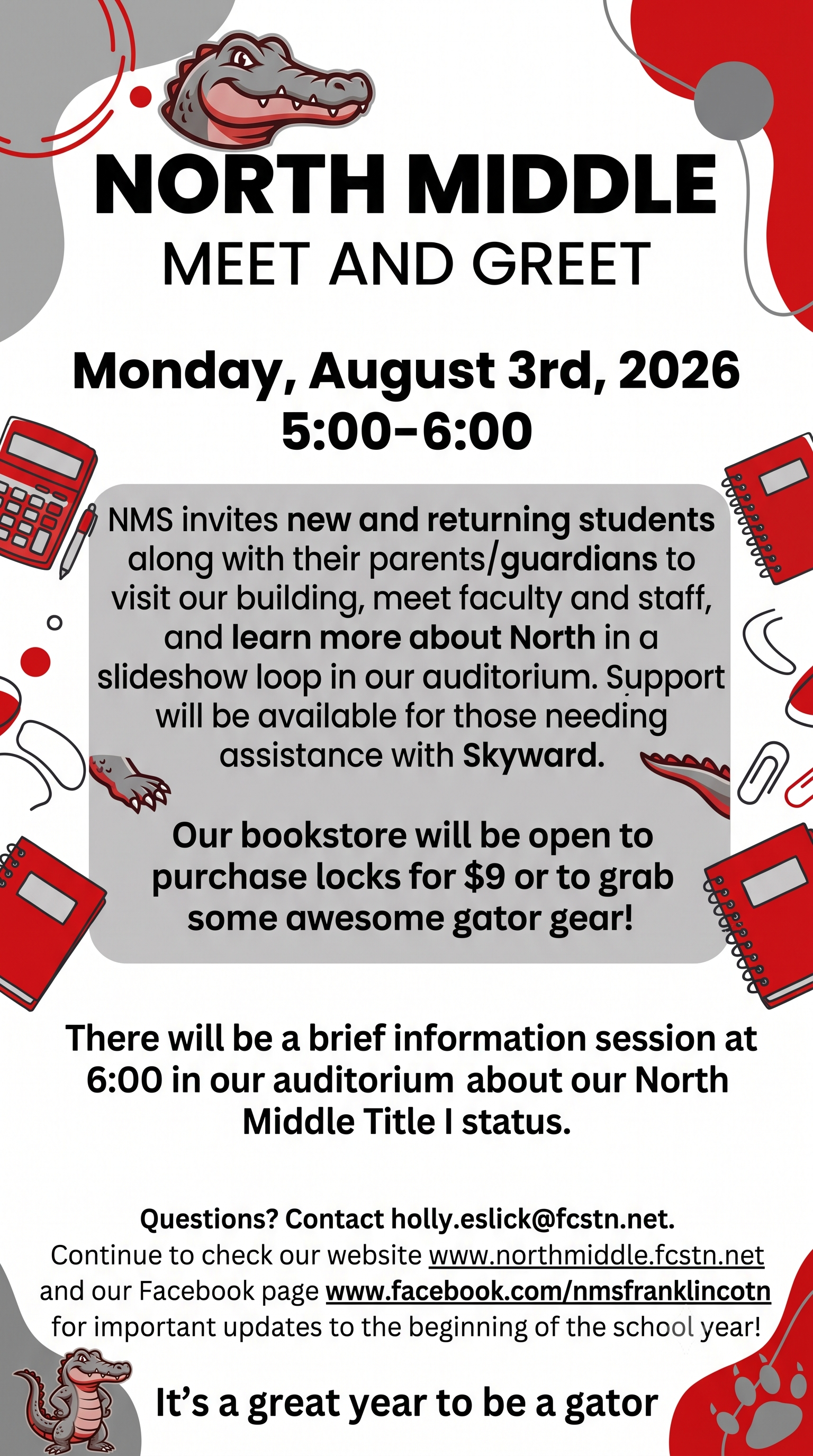Meet and Greet August 3rd