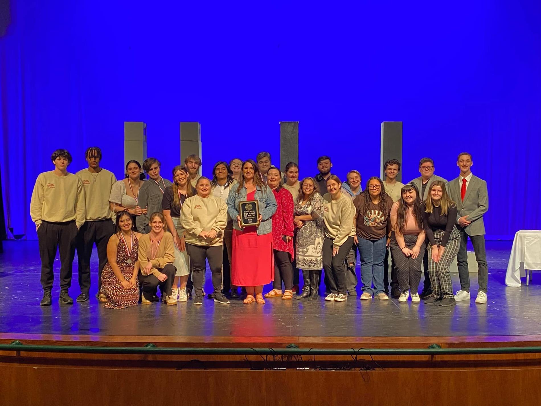 One Act Play team advances to Area