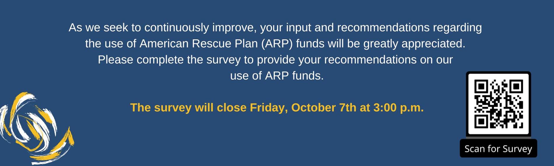 ESSER American Rescue Plan (ARP) Funds Feedback Form