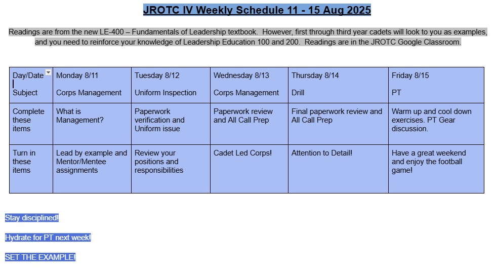 11 - 15 Aug 2025 11 - 15 Aug 2025