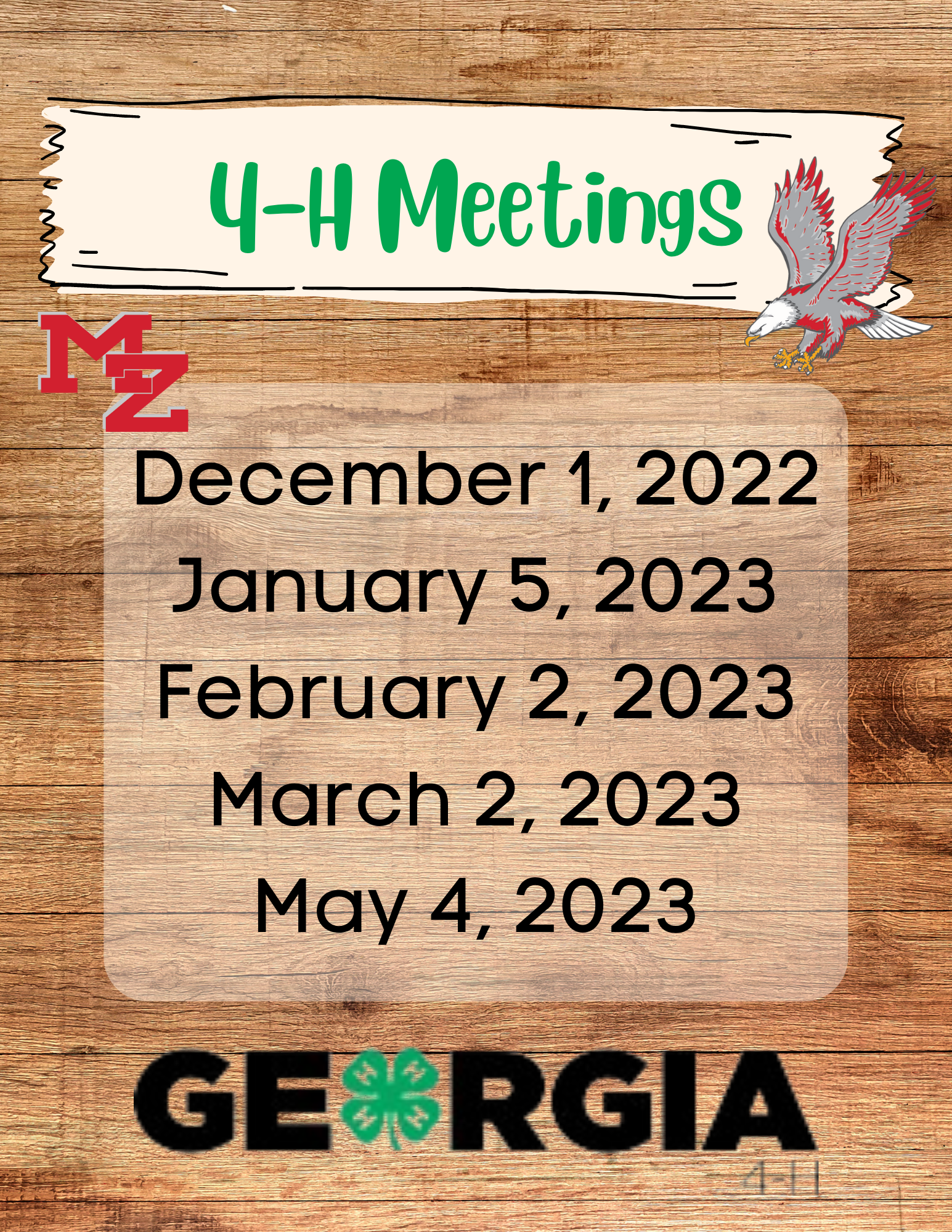 4H Meetings 