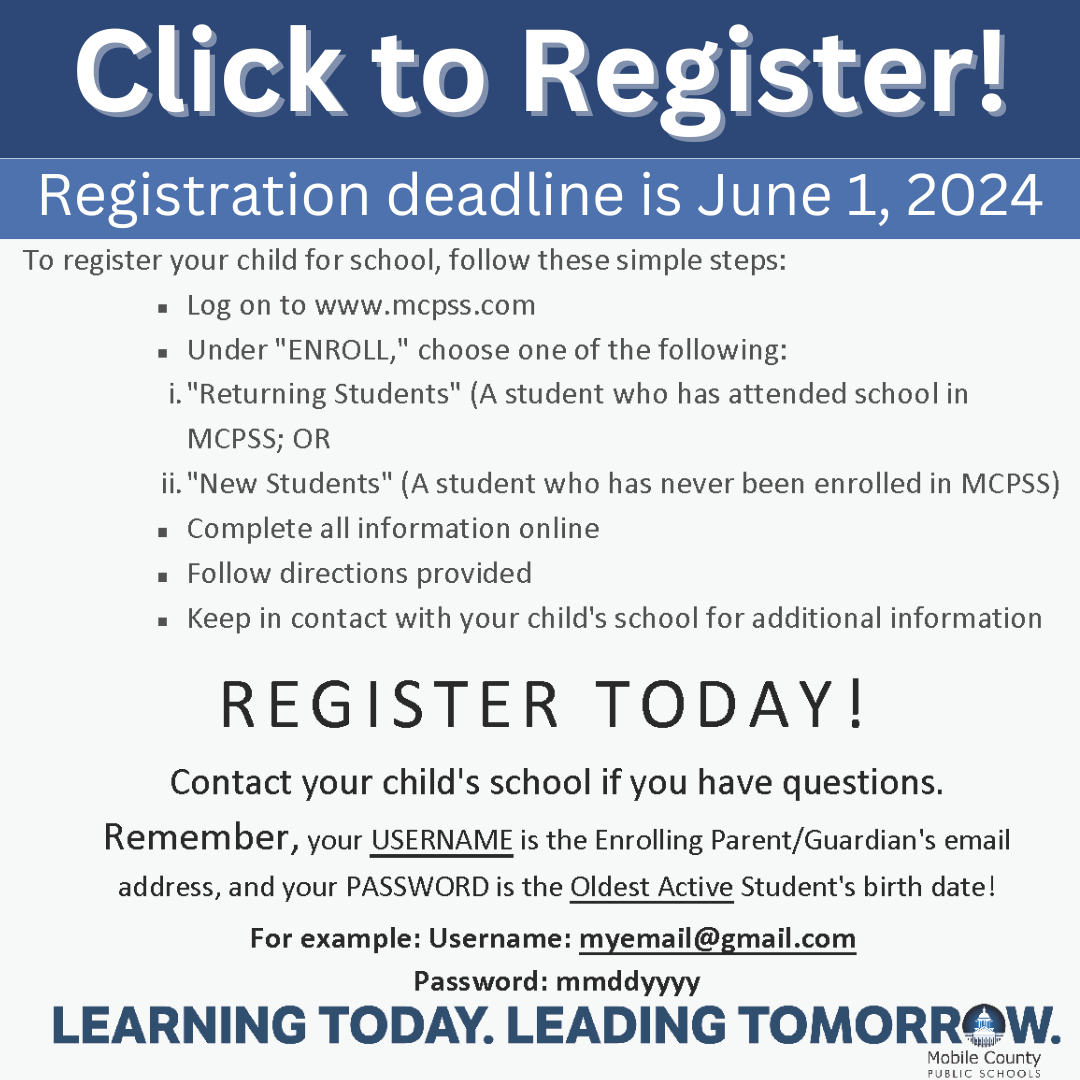 MCPSS Registration 24-25. Click here.