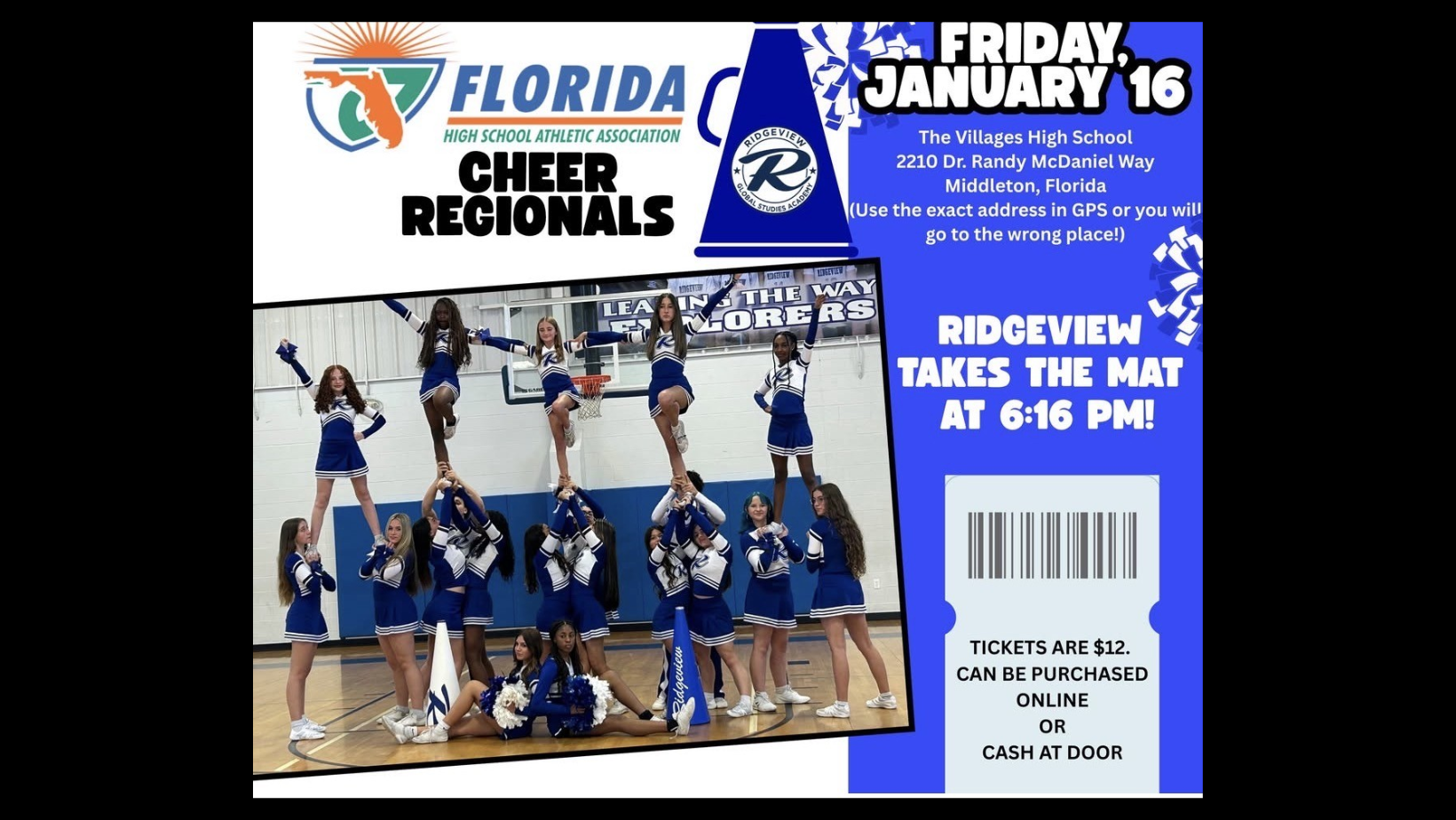 cheer regionals flyer