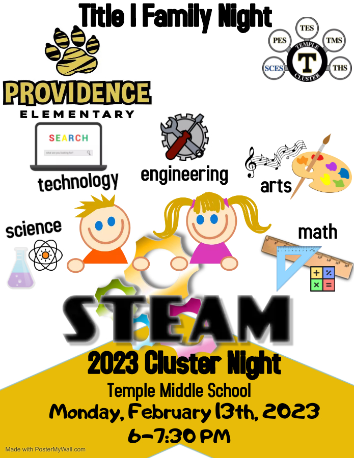 Temple Cluster STEAM Night Flyer