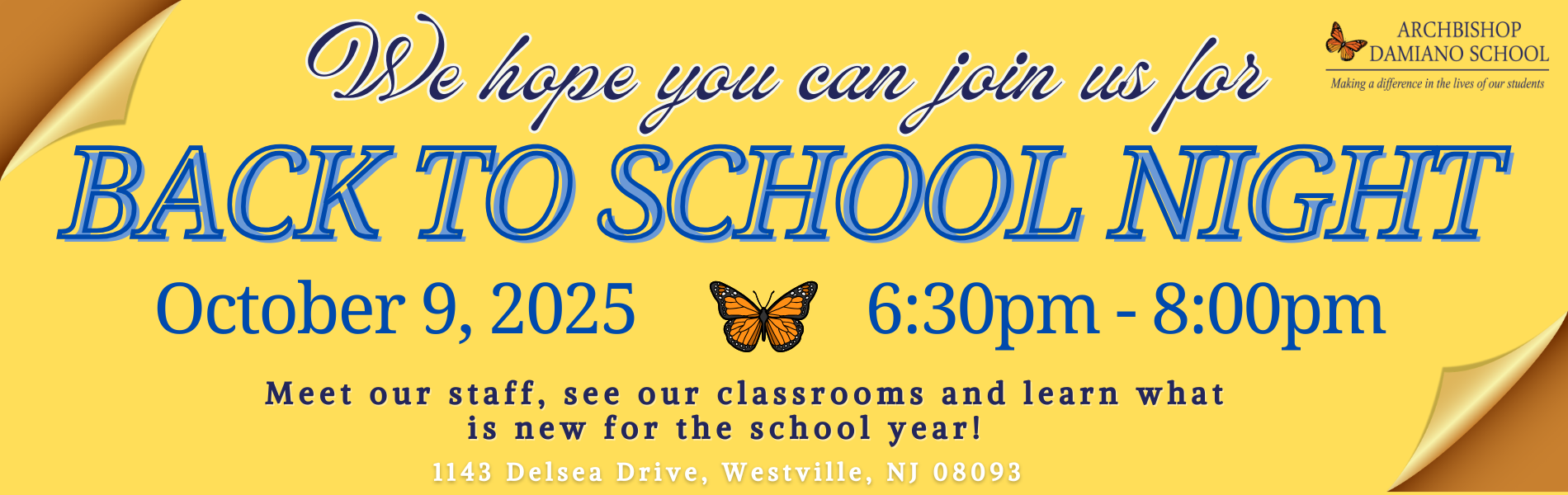 Back to School Night 2025
