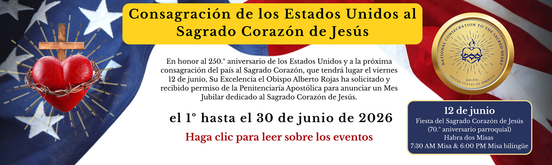 Consagración de los Estados Unidos