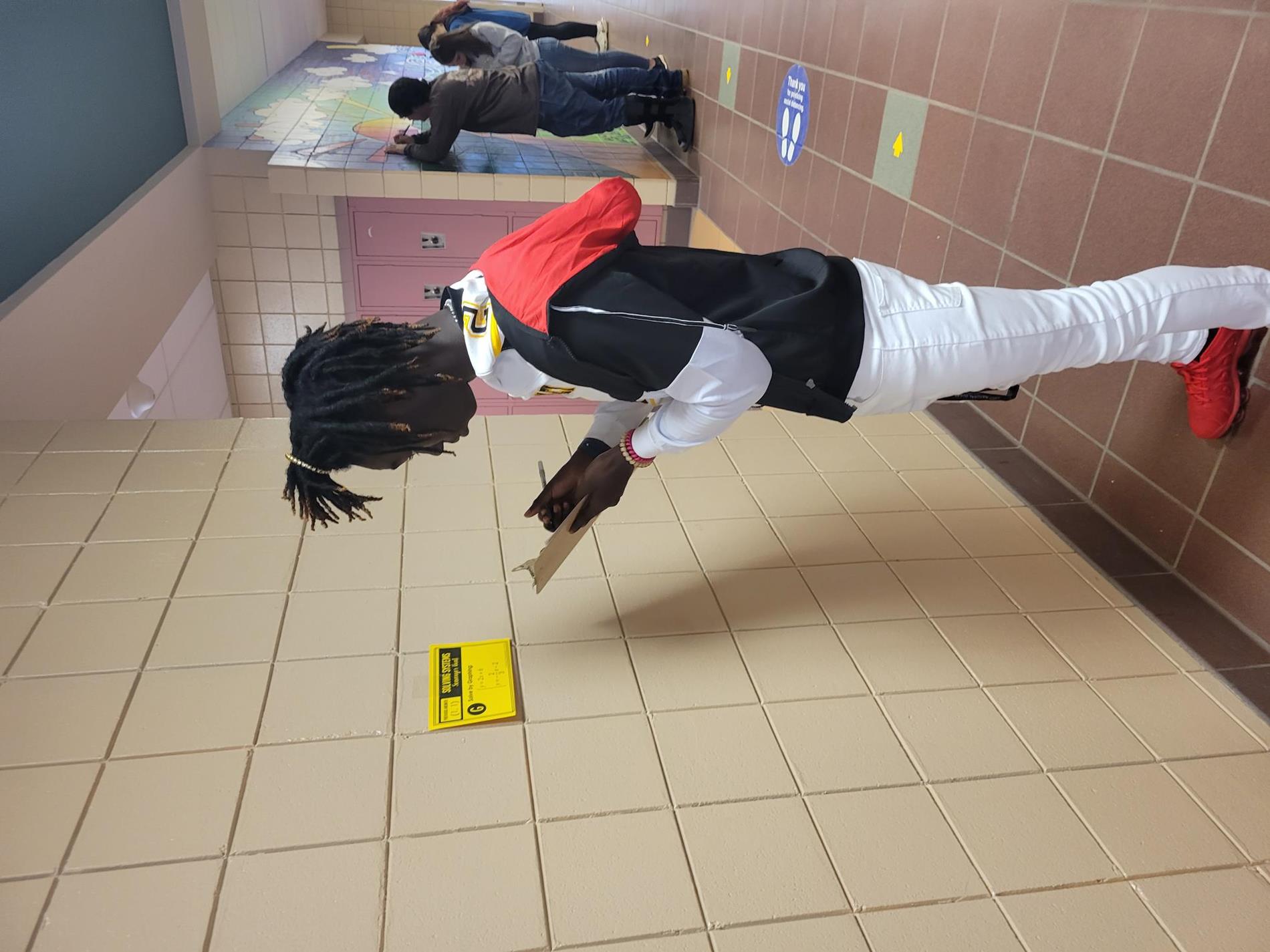 Students during Rock Your School activity