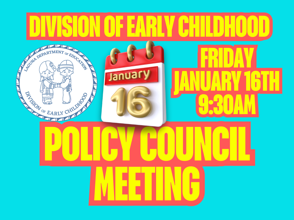 DEC Policy Council Meeting 1/16/26 9:30am PRC and Online