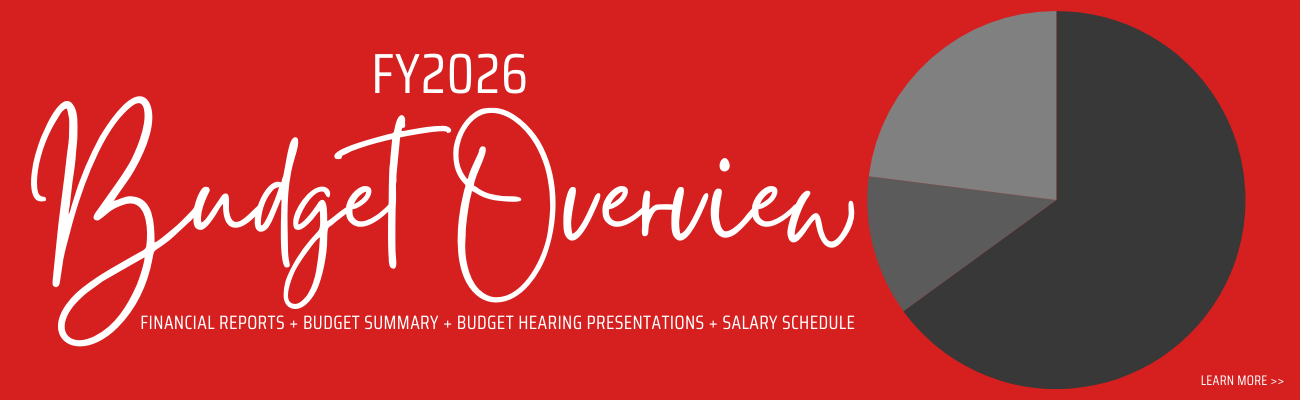 FY26 Budget Homepage Header