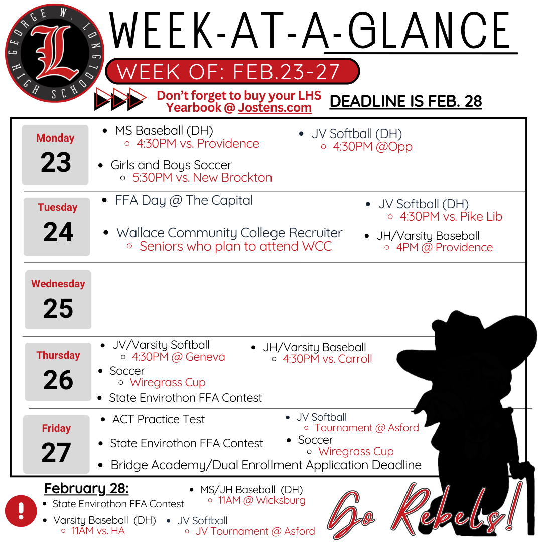 Week at a Glance