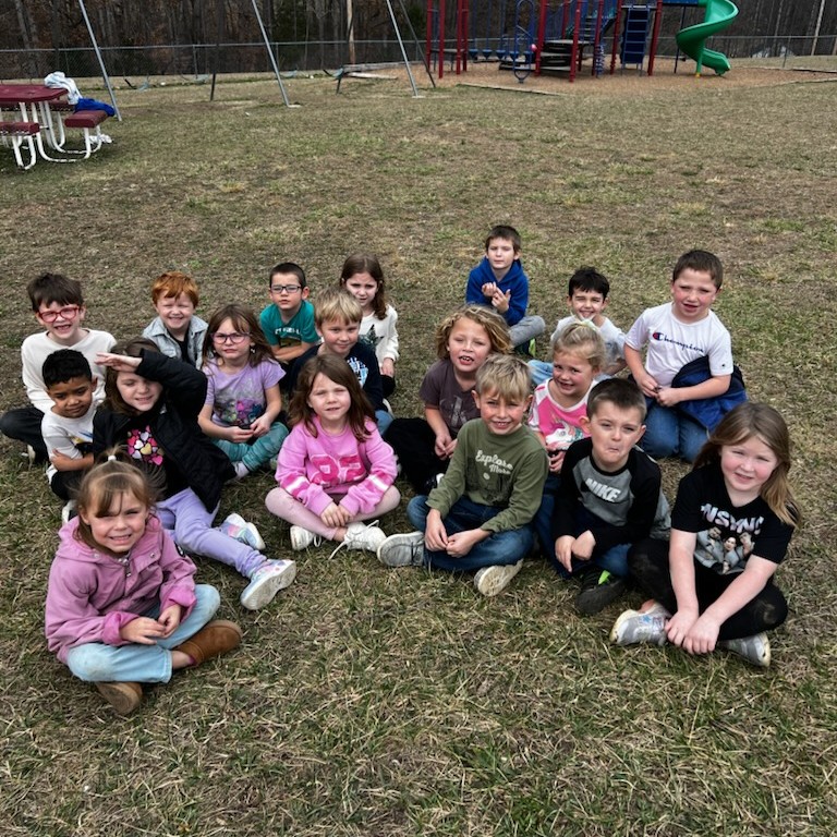 Afterschool group on playground