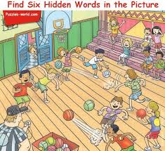 Hidden puzzle basketballs
