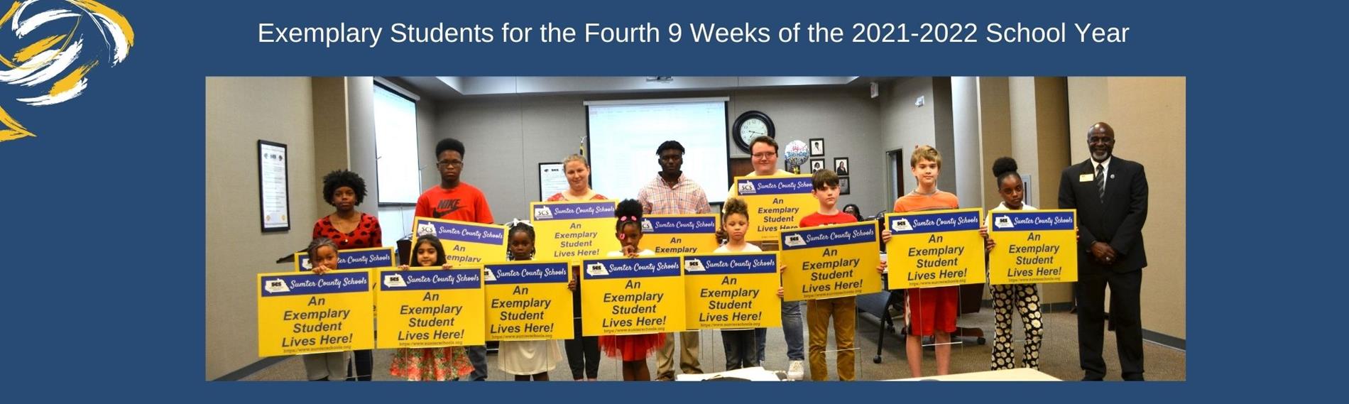 Exemplary Students 4th Nine Weeks