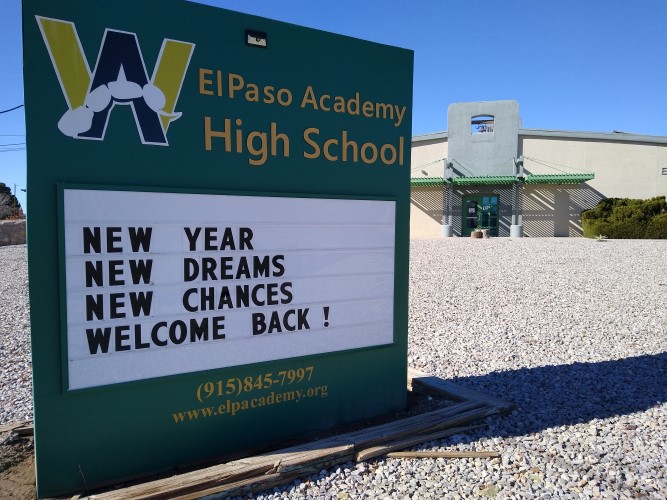 El Paso Academy West Campus Front Building