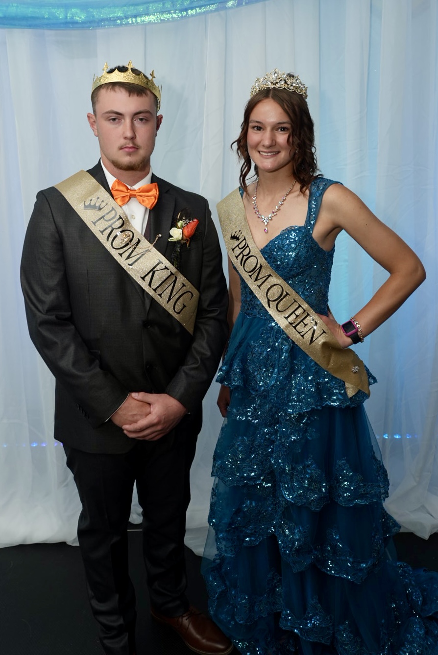 King Steven Homan and Queen Caty Brewer