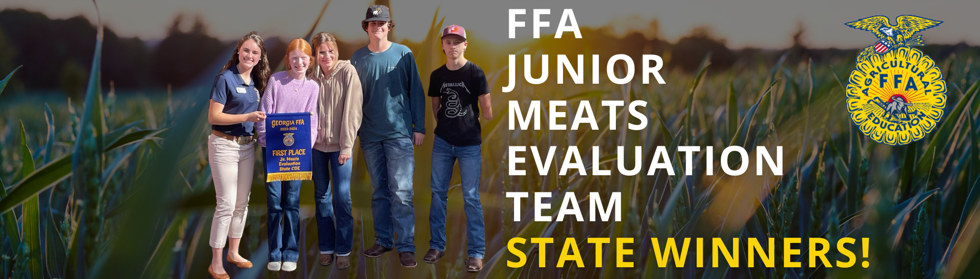 FFA Jr Meat Evaluation Team State Winners