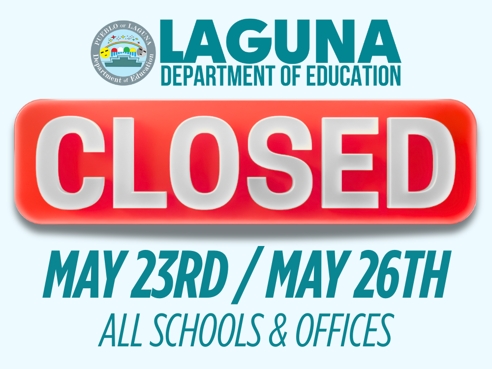 LDOE Closed May 23 & May 26