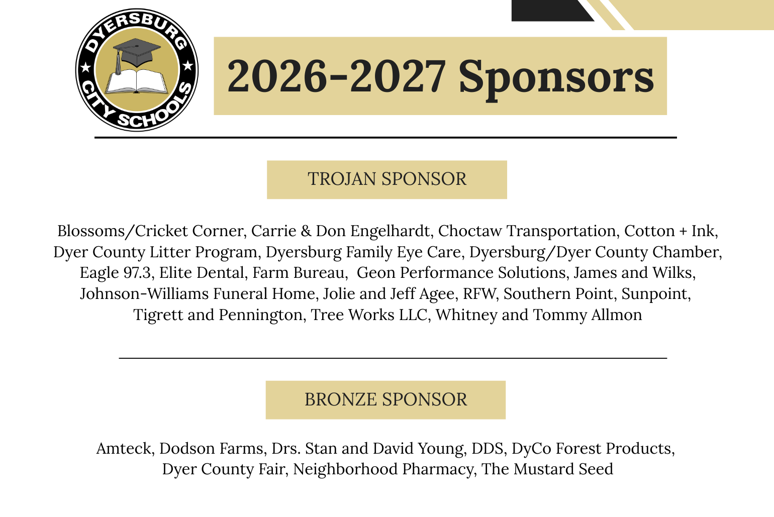little sponsors