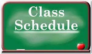 Class Schedule | 3-6