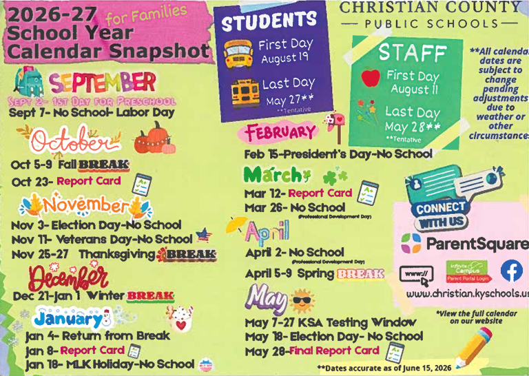 calendar snapshot