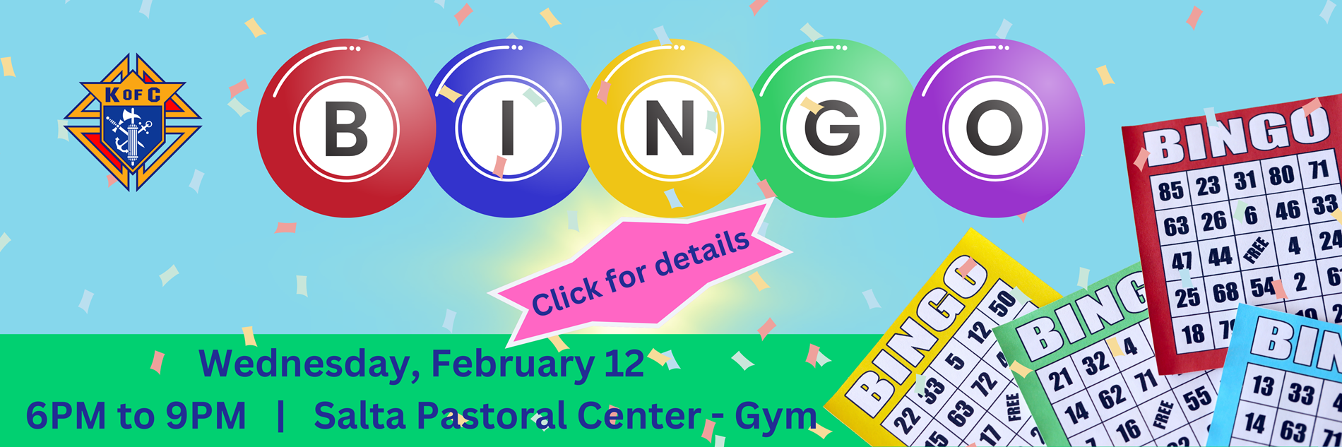 Bingo Wed Feb 12 6-9pm