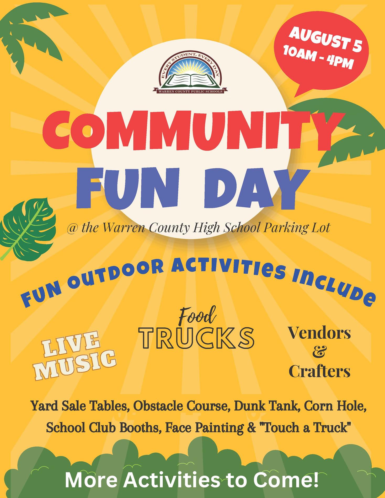 Community Fun Day Flyer