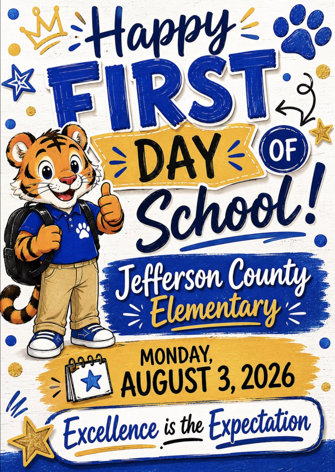 FIRST DAY OF SCHOOL